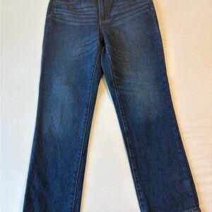 J. Crew Essential Straight Jeans in Blue